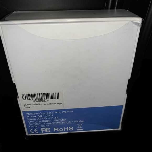 NIB (factory sealed) BiQeouc Wireless Charger & Mug Warmer - Picture 2 of 6